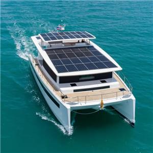 Solar yacht roof