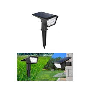Solar garden spotlight