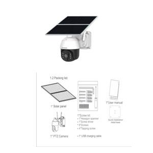 20W PTZ Low Power Solar Camera